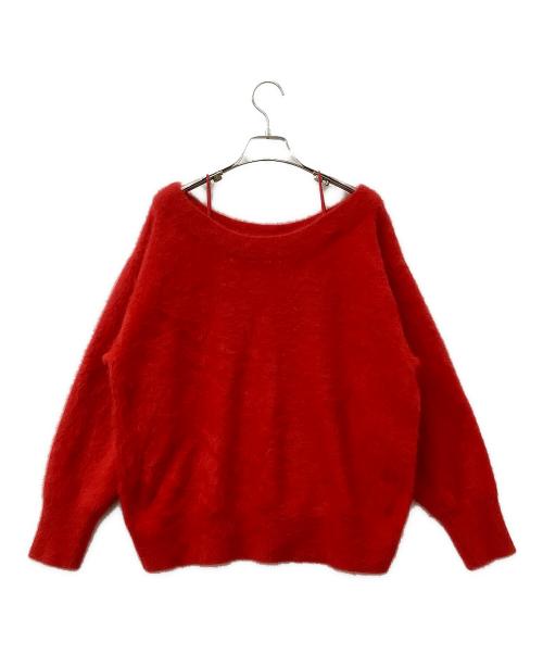Snidel（スナイデル）Snidel (スナイデル) ニット レッド サイズ:Fの古着・服飾アイテム
