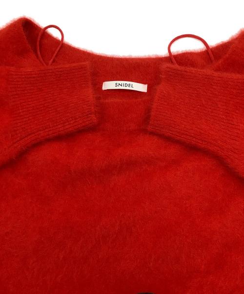 Snidel（スナイデル）Snidel (スナイデル) ニット レッド サイズ:Fの古着・服飾アイテム