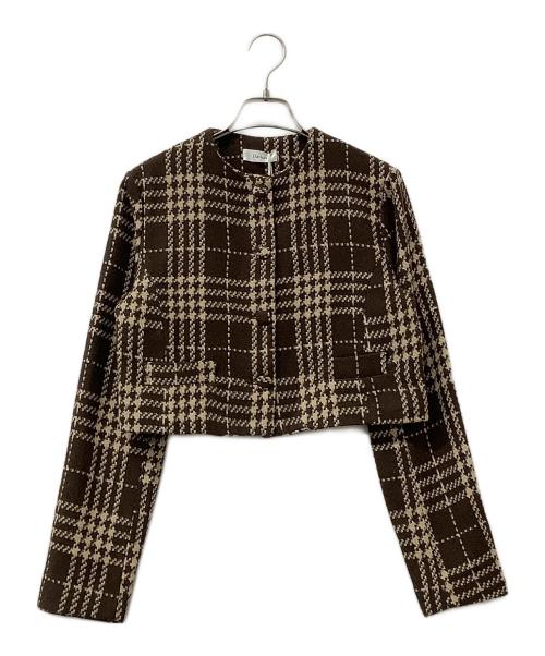 darich（ダーリッチ）darich (ダーリッチ) セットアップスーツ ブラウン×ベージュ サイズ:Freeの古着・服飾アイテム