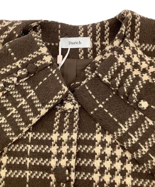 darich（ダーリッチ）darich (ダーリッチ) セットアップスーツ ブラウン×ベージュ サイズ:Freeの古着・服飾アイテム