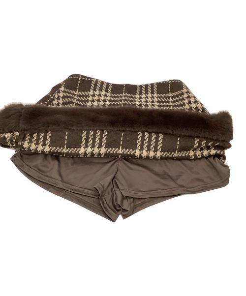 darich（ダーリッチ）darich (ダーリッチ) セットアップスーツ ブラウン×ベージュ サイズ:Freeの古着・服飾アイテム