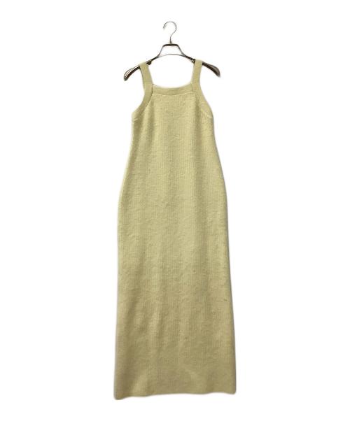 Snidel（スナイデル）Snidel (スナイデル) カシュクールカーディガンセットキャミワンピース イエロー サイズ:ONE SIZEの古着・服飾アイテム