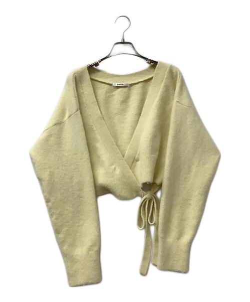 Snidel（スナイデル）Snidel (スナイデル) カシュクールカーディガンセットキャミワンピース イエロー サイズ:ONE SIZEの古着・服飾アイテム