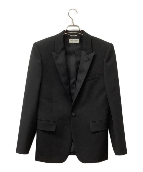 Saint Laurent Paris（サンローランパリ）Saint Laurent Paris (サンローランパリ) スモーキングジャケット&パンツセットアップ ブラック サイズ:48の古着・服飾アイテム