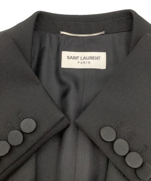 Saint Laurent Paris（サンローランパリ）Saint Laurent Paris (サンローランパリ) スモーキングジャケット&パンツセットアップ ブラック サイズ:48の古着・服飾アイテム
