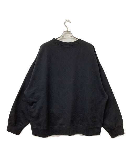 NIKE（ナイキ）NIKE (ナイキ) stussy (ステューシー) スウェット Washed NRG Fleece Crew Grey ブラック サイズ:XXLの古着・服飾アイテム