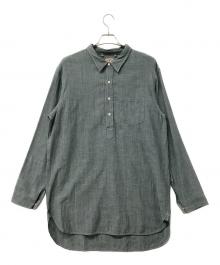 LEVI'S VINTAGE CLOTHING（リーバイス ビンテージ クロージング）の古着「オーバーサイズシャツ　SUNSETタグ」｜インディゴ