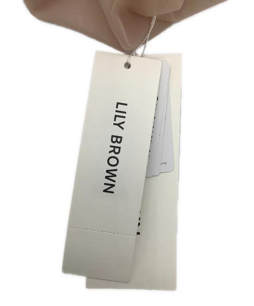 Lily Brown（リリーブラウン）Lily Brown (リリーブラウン) ニットコンビチュールワンピース ピンク サイズ:Fの古着・服飾アイテム