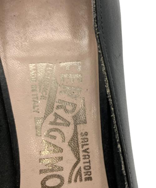 Salvatore Ferragamo（サルヴァトーレ フェラガモ）Salvatore Ferragamo (サルヴァトーレ フェラガモ) パンプス ブラック サイズ:6の古着・服飾アイテム