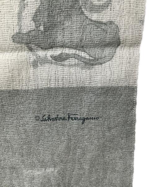 Salvatore Ferragamo（サルヴァトーレ フェラガモ）Salvatore Ferragamo (サルヴァトーレ フェラガモ) マフラー グリーンの古着・服飾アイテム