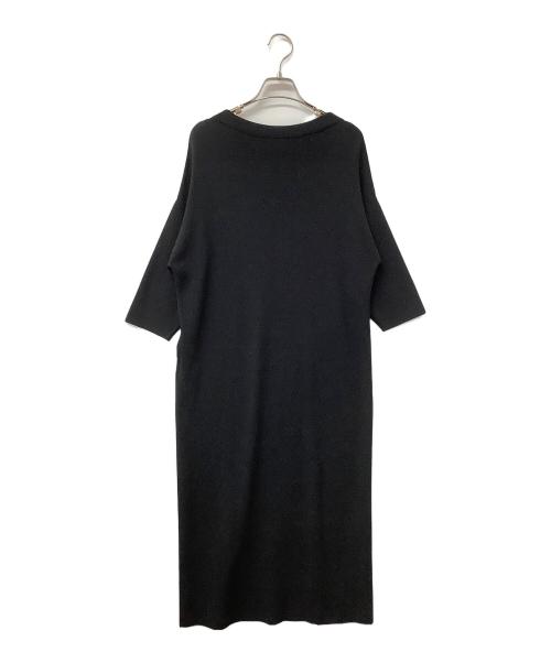 ELENDEEK（エレンディーク）ELENDEEK (エレンディーク) ワンピース スリット入りワンピース ブラック サイズ:2の古着・服飾アイテム