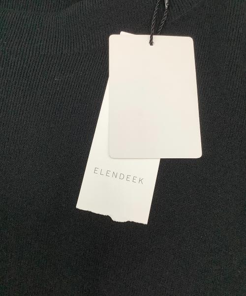 ELENDEEK（エレンディーク）ELENDEEK (エレンディーク) ワンピース スリット入りワンピース ブラック サイズ:2の古着・服飾アイテム