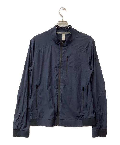 DUNO（デュノ）DUNO (デュノ) ジャケット ストレッチナイロンジップアップブルゾン ネイビー サイズ:48の古着・服飾アイテム