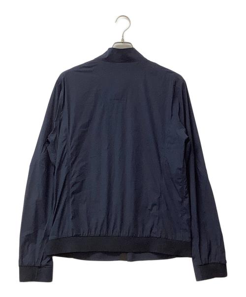 DUNO（デュノ）DUNO (デュノ) ジャケット ストレッチナイロンジップアップブルゾン ネイビー サイズ:48の古着・服飾アイテム