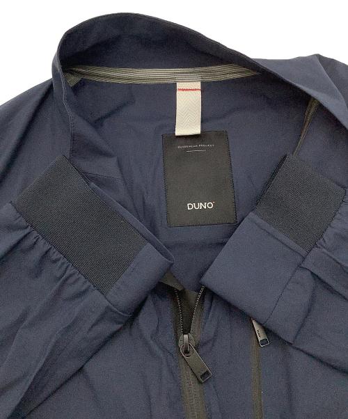 DUNO（デュノ）DUNO (デュノ) ジャケット ストレッチナイロンジップアップブルゾン ネイビー サイズ:48の古着・服飾アイテム