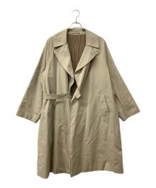 COMOLI（コモリ）の古着「ウォッシュドタイロッケンコート」｜ベージュ