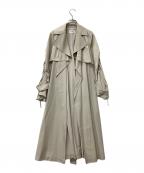Snidelスナイデル）の古着「グロストレンチコート」｜ベージュ