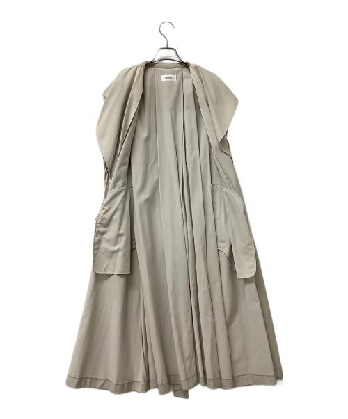 Snidel（スナイデル）Snidel (スナイデル) グロストレンチコート ベージュの古着・服飾アイテム