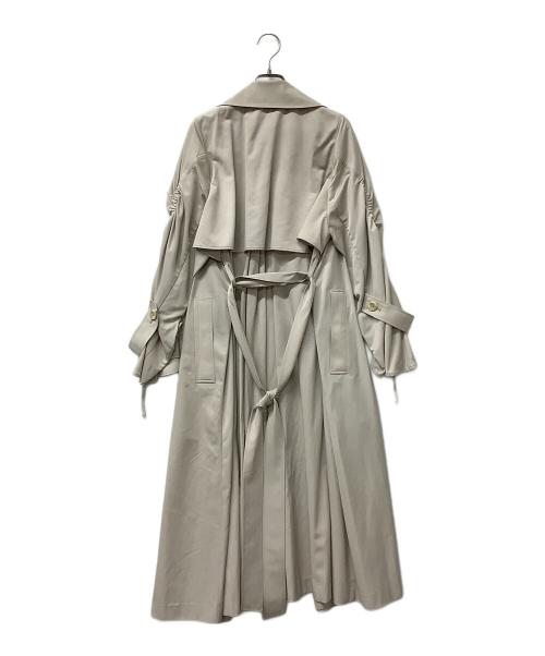 Snidel（スナイデル）Snidel (スナイデル) グロストレンチコート ベージュの古着・服飾アイテム