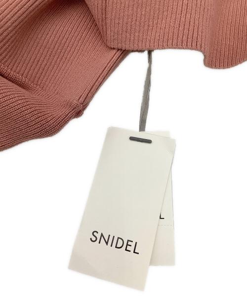 Snidel（スナイデル）Snidel (スナイデル) オフショルロングニットワンピース ピンク サイズ:Fの古着・服飾アイテム