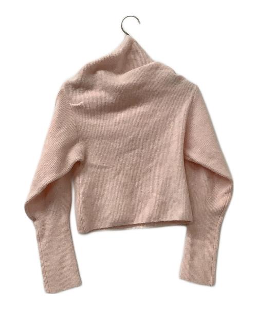 Snidel（スナイデル）Snidel (スナイデル) ルーズオフショルニットプルオーバー ピンク サイズ:ONE SIZEの古着・服飾アイテム
