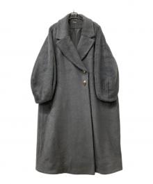 Snidel（スナイデル）の古着「シャギーロングコート」｜グレー