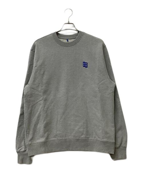 ADER error（アーダーエラー）ADER error (アーダーエラー) クルーネックスウェット グレー サイズ:Mの古着・服飾アイテム