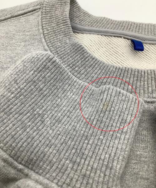 ADER error（アーダーエラー）ADER error (アーダーエラー) クルーネックスウェット グレー サイズ:Mの古着・服飾アイテム