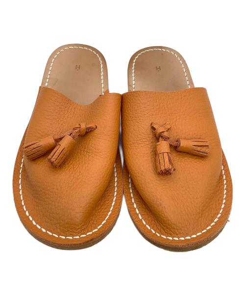 HENDER SCHEME（エンダースキーマ）HENDER SCHEME (エンダースキーマ) レザースリッパ サイズ:不明の古着・服飾アイテム