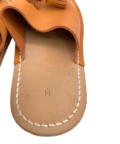 HENDER SCHEME（エンダースキーマ）HENDER SCHEME (エンダースキーマ) レザースリッパ サイズ:不明の古着・服飾アイテム