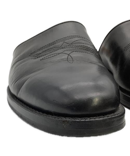 HENDER SCHEME（エンダースキーマ）HENDER SCHEME (エンダースキーマ) レザーサンダル サボ・クロッグサンダル ブラック サイズ:7の古着・服飾アイテム