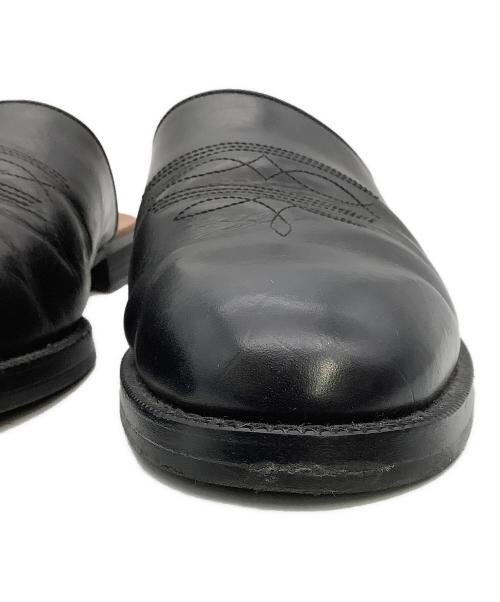 HENDER SCHEME（エンダースキーマ）HENDER SCHEME (エンダースキーマ) レザーサンダル サボ・クロッグサンダル ブラック サイズ:7の古着・服飾アイテム