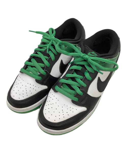 NIKE SB（ナイキエスビー）NIKE SB (ナイキエスビー) スニーカー Dunk Low Pro ブラック×グリーン サイズ:cm 27の古着・服飾アイテム