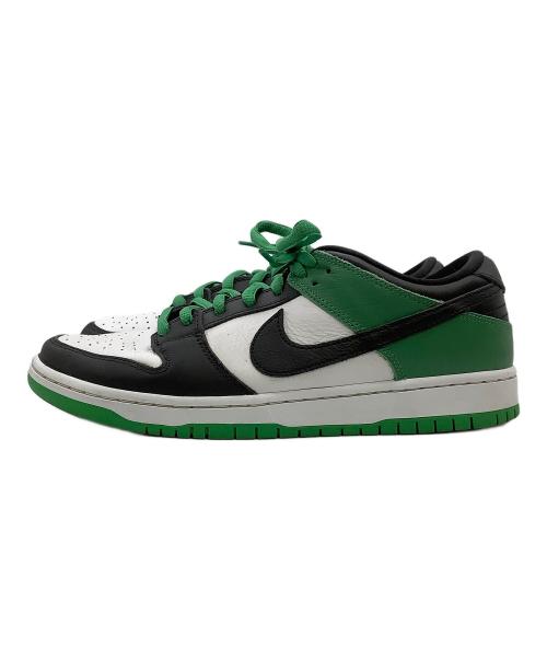 NIKE SB（ナイキエスビー）NIKE SB (ナイキエスビー) スニーカー Dunk Low Pro ブラック×グリーン サイズ:cm 27の古着・服飾アイテム