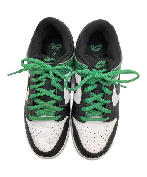 NIKE SB（ナイキエスビー）NIKE SB (ナイキエスビー) スニーカー Dunk Low Pro ブラック×グリーン サイズ:cm 27の古着・服飾アイテム