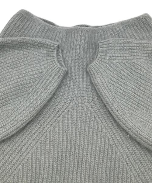 Snidel（スナイデル）Snidel (スナイデル) ラクーンミニニットワンピース スカイブルー サイズ:Fの古着・服飾アイテム