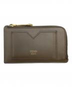 FENDIフェンディ）の古着「カードケース FFダイヤモンド 8M0489」｜ベージュ