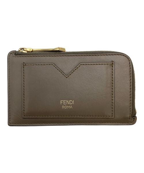 FENDI（フェンディ）FENDI (フェンディ) カードケース FFダイヤモンド 8M0489 ベージュの古着・服飾アイテム