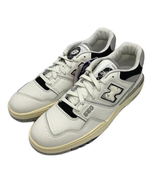 NEW BALANCE（ニューバランス）NEW BALANCE (ニューバランス) ローカットスニーカー 550 Vintage Pack ホワイト サイズ:27.5の古着・服飾アイテム