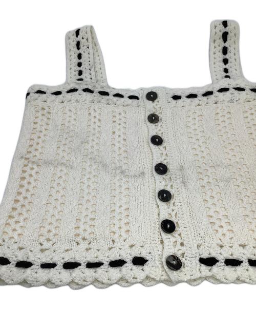 HER LIP TO（ハーリップトゥ）HER LIP TO (ハーリップトゥ) マーメイドクロシェセットアップ ホワイト サイズ:FREEの古着・服飾アイテム