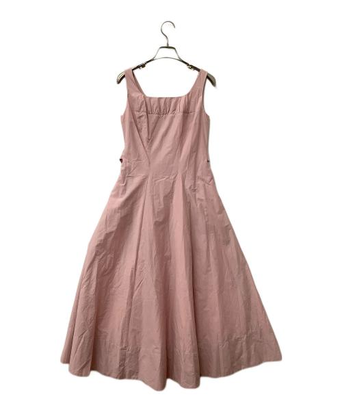 HER LIP TO（ハーリップトゥ）HER LIP TO (ハーリップトゥ) Catalina Back Ribbon Dress ピンク サイズ:Sの古着・服飾アイテム