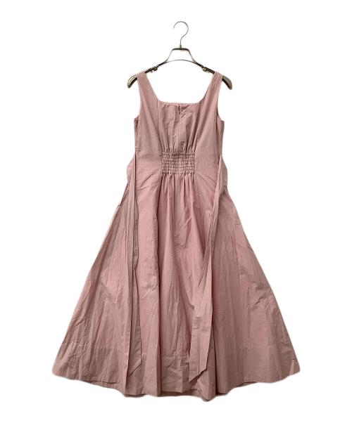 HER LIP TO（ハーリップトゥ）HER LIP TO (ハーリップトゥ) Catalina Back Ribbon Dress ピンク サイズ:Sの古着・服飾アイテム