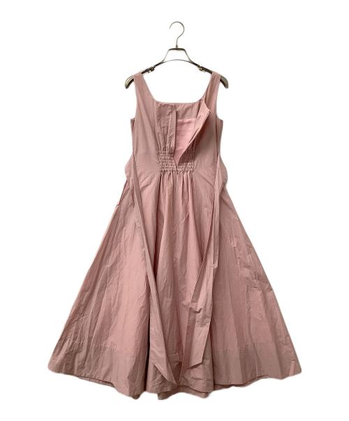 HER LIP TO（ハーリップトゥ）HER LIP TO (ハーリップトゥ) Catalina Back Ribbon Dress ピンク サイズ:Sの古着・服飾アイテム