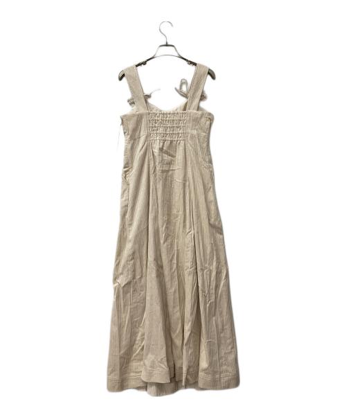 ME&ME COUTURE（ミーアンドミークチュール）ME&ME COUTURE (ミーアンドミークチュール) コーデュロイワンピース アイボリー サイズ:F 未使用品の古着・服飾アイテム