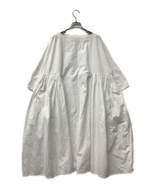 Veritecoeur（ヴェリテクール）Veritecoeur (ヴェリテクール) ワンピース サイドギャザーワンピース ホワイト サイズ:Fの古着・服飾アイテム