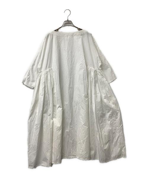 Veritecoeur（ヴェリテクール）Veritecoeur (ヴェリテクール) ワンピース サイドギャザーワンピース ホワイト サイズ:Fの古着・服飾アイテム