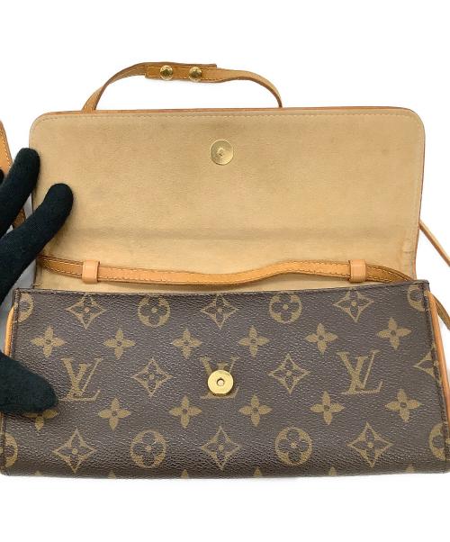 LOUIS VUITTON（ルイ ヴィトン）LOUIS VUITTON (ルイ ヴィトン) ポシェットツインGM モノグラム M51852 ブラウンの古着・服飾アイテム