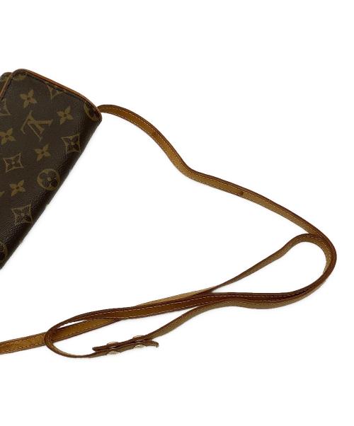 LOUIS VUITTON（ルイ ヴィトン）LOUIS VUITTON (ルイ ヴィトン) ポシェットツインGM モノグラム M51852 ブラウンの古着・服飾アイテム