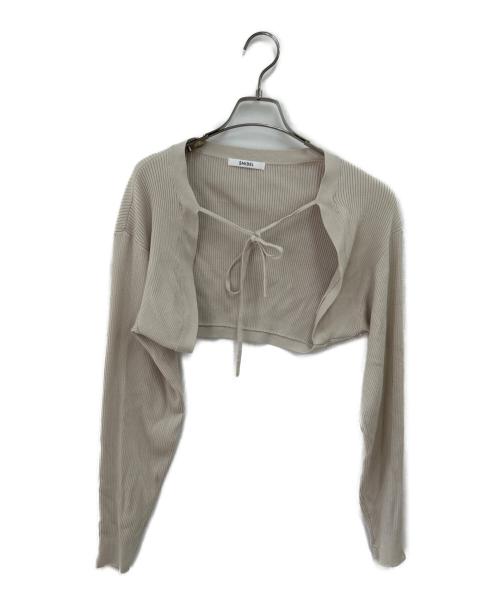 Snidel（スナイデル）Snidel (スナイデル) ボレロセットチュールニットワンピ アイボリー サイズ:ONE SIZEの古着・服飾アイテム