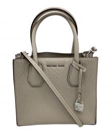 MICHAEL KORS（マイケル・コース）の古着「2WAYバッグ Mercer Medium Messenger Bag」｜ライトグレー